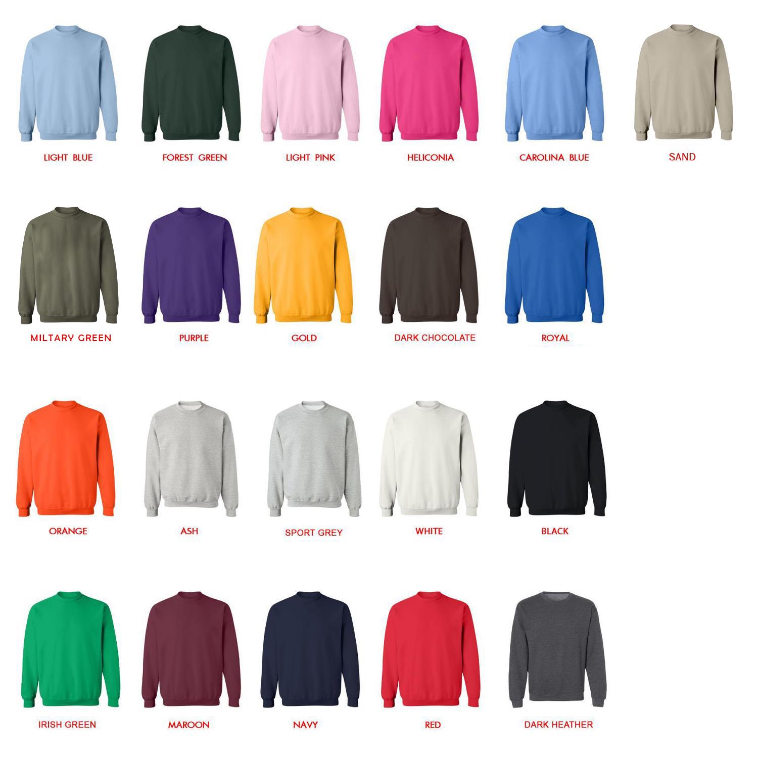 sweatshirt color chart - Chainsaw Man Gifts