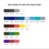 tank top color chart - Chainsaw Man Gifts