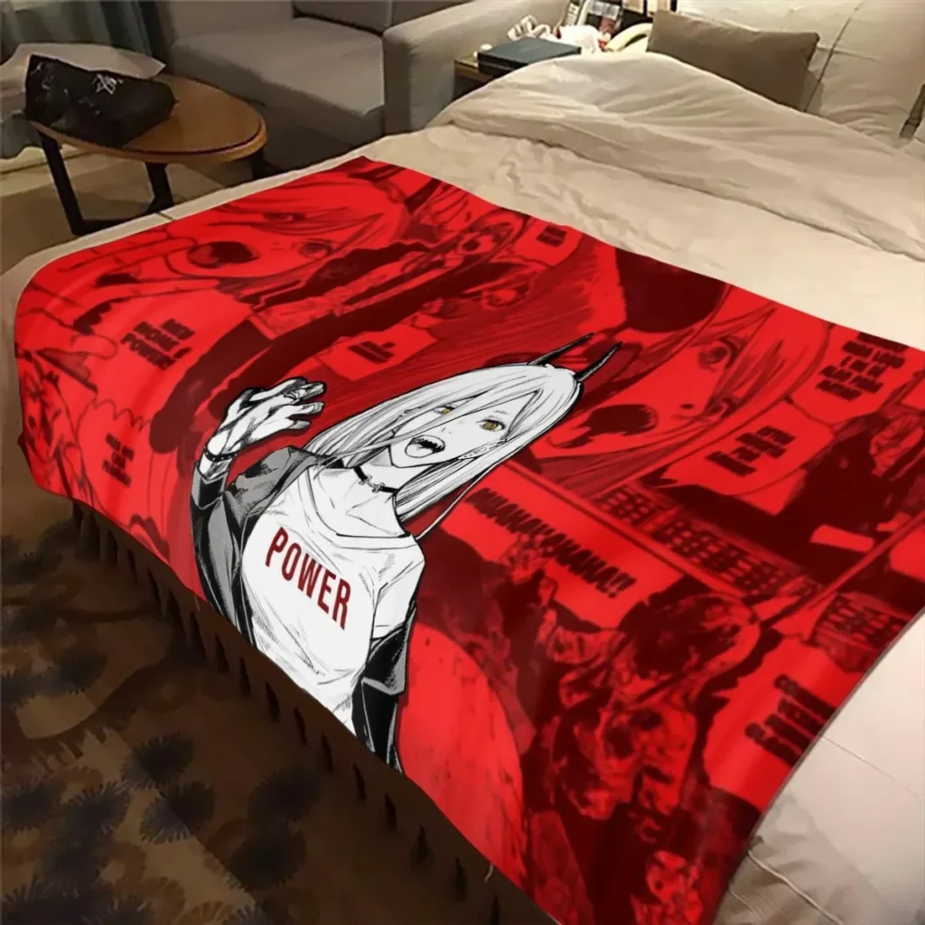 New Anime Chainsaw Man Makima Blanket