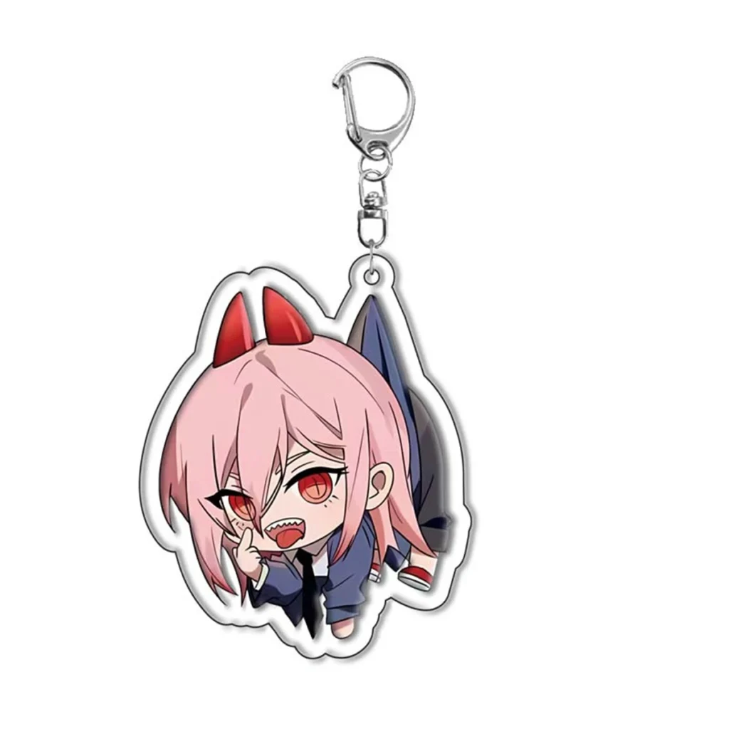 Anime Chainsaw Man Cartoon Character Keychain - Image 3