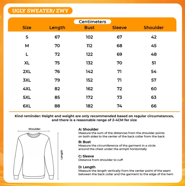 3D UGLY SWEATER - Chainsaw Man Gifts