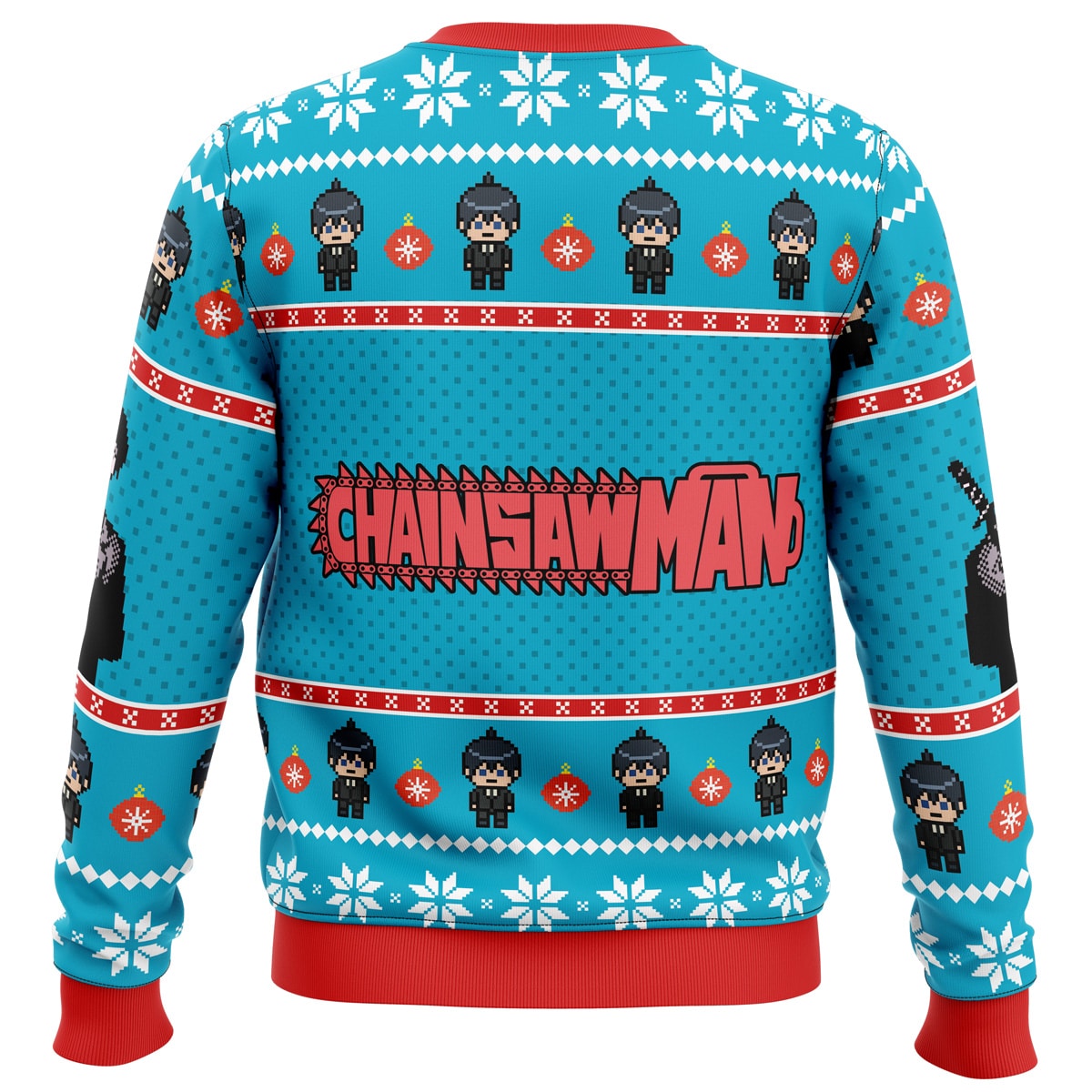 Aki Chainsaw Man Ugly Christmas Sweater - Image 2