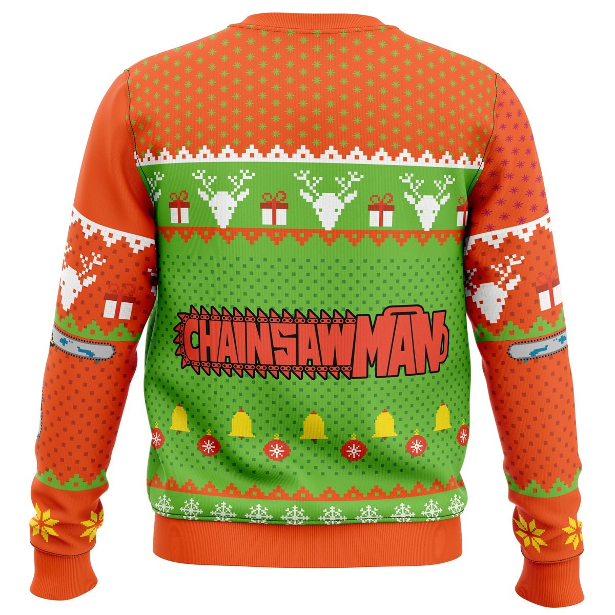Chibi Chainsaw Man Ugly Christmas Sweater - Image 2