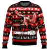 Christmas Denji ChainsawMan Ugly Christmas Sweater FRONT Backup - Chainsaw Man Gifts