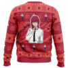 Christmas Makima Chainsaw Man Ugly Christmas Sweater BACK mockup - Chainsaw Man Gifts