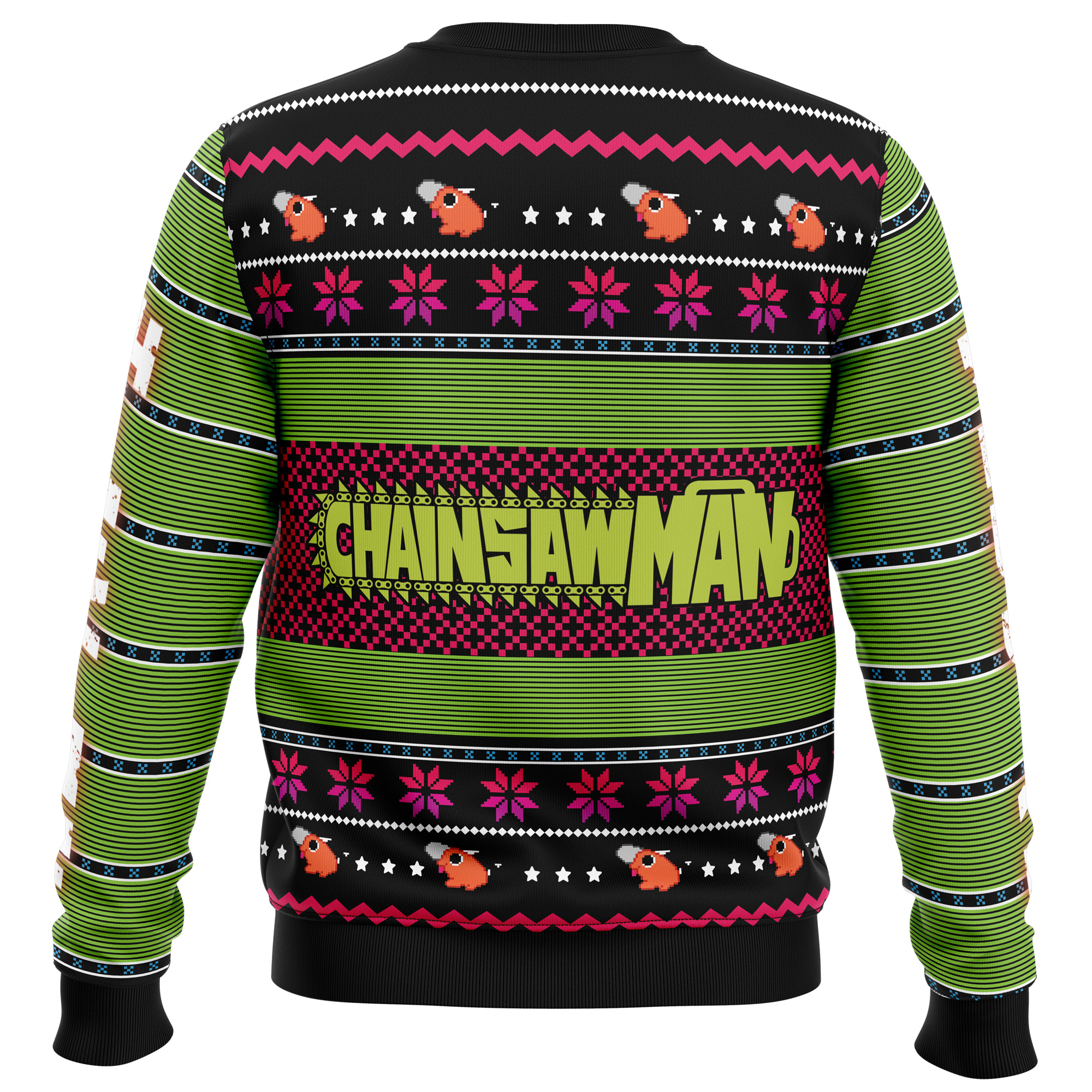 Denji Chainsaw Man Ugly Christmas Sweater - Image 2