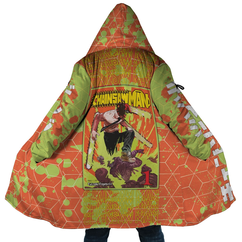 Volume 1 Denji Chainsaw Man Dream Cloak Coat