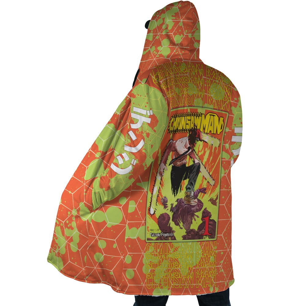 Volume 1 Denji Chainsaw Man Dream Cloak Coat - Image 3